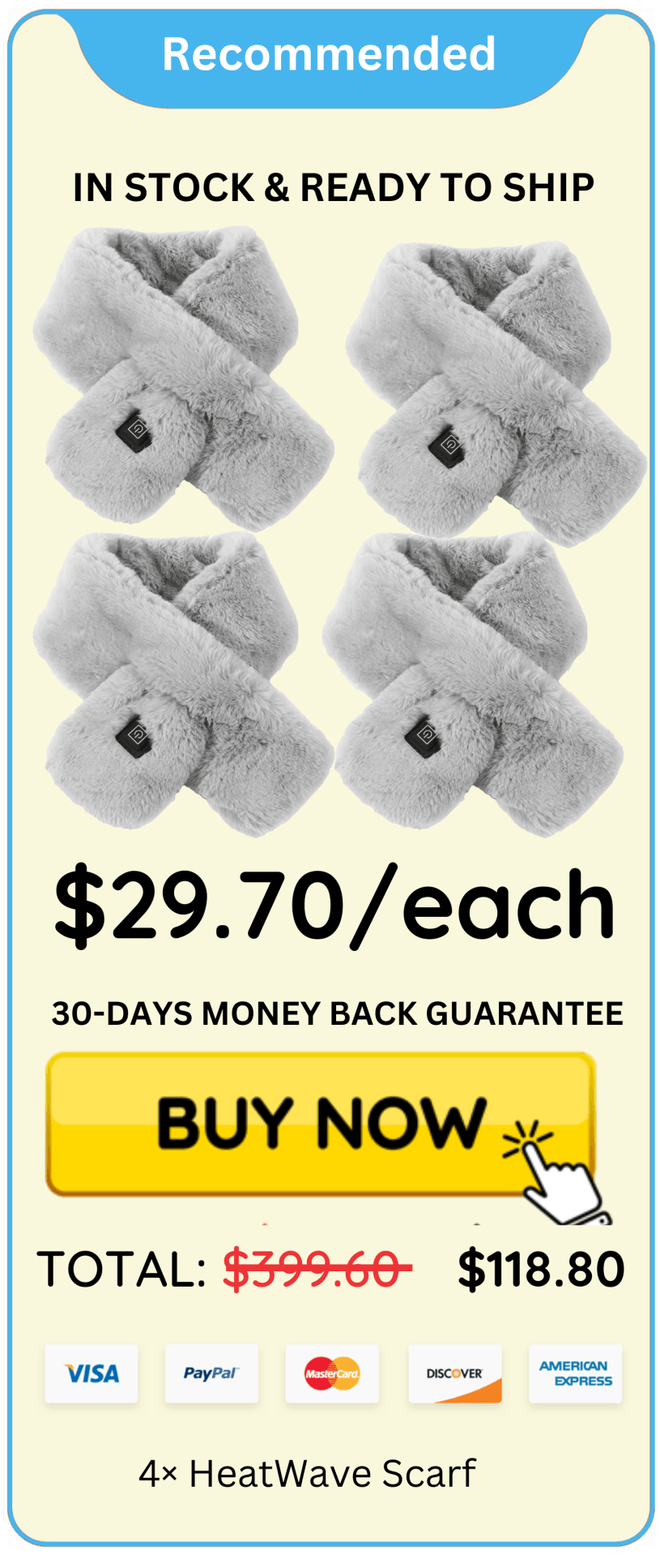 HeatWave Scarf offer price 